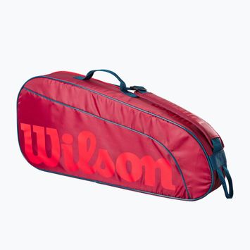Wilson Junior 3 pakuočių vaikiškas teniso krepšys raudonas WR8023903001