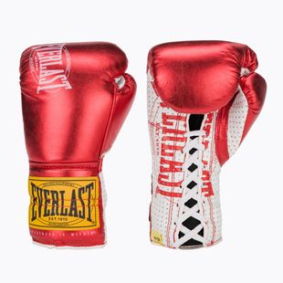 Bokso pirštinės Everlast Fight Leather red