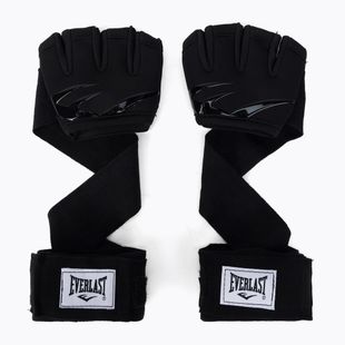 Everlast 4345 vidinės pirštinės su geline juosta, juodos EV4345