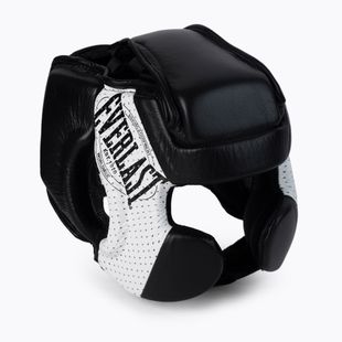 Vyriškas bokso šalmas Everlast Leather 1910 black EV4820