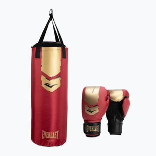 Bokso rinkinys Everlast Prospect 2 Heavy Bag red/gold