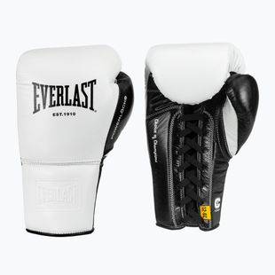Bokso pirštinės Everlast Powerlock Pro OG Laced white/black