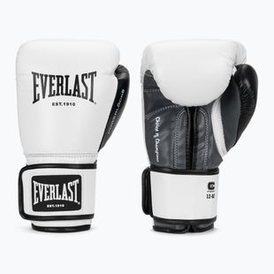 Bokso pirštinės Everlast Powerlock OG H&L Leather Advanced Training white/black