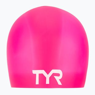Plaukimo kepuraitė TYR Wrinkle Free Silicone pink