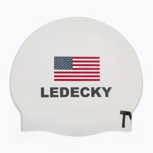 Plaukimo kepuraitė TYR Ledecky Silicone white
