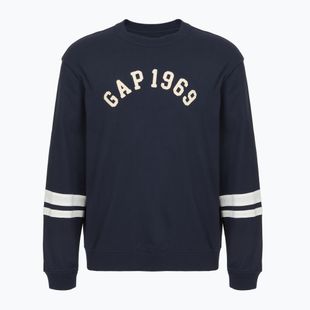 Vyriškas džemperis GAP Logo Piping Crewneck blue navy
