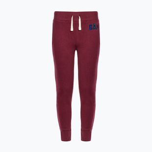 Vaikiškos kelnės GAP V-Fall Fash Logo Jogger deep garnet red