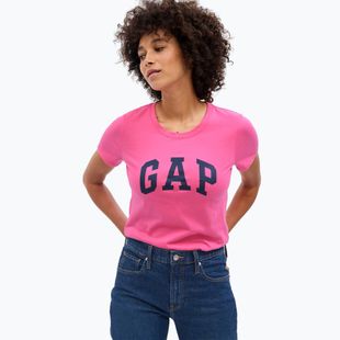 Moteriški marškinėliai GAP V-Gap SS Classic Tee standout pink