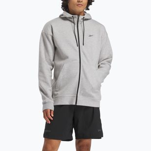 Vyriškas džemperis Reebok Athlete Full Zip medium grey heather