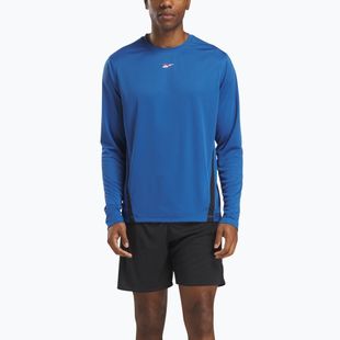 Vyriški treniruočių marškinėliai ilgomis rankovėmis Reebok Id Train Energy Tech Tee twilight blue