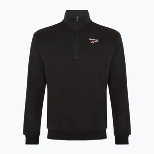 Vyriškas treniruočių džemperis Reebok Identity Fleece 1/4 Zip black/white/vector red