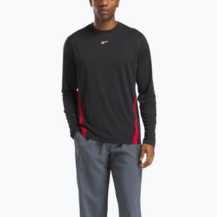 Vyriški treniruočių marškinėliai ilgomis rankovėmis Reebok Id Train Energy Tech Tee black