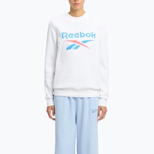 Moteriškas džemperis Reebok Identity Big Logo Fleece Crew white/coral/blue