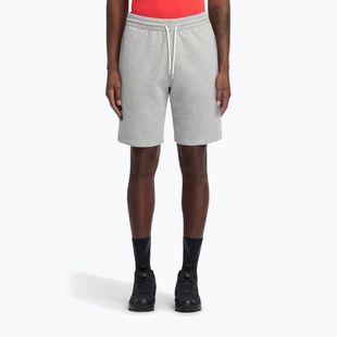 Vyriški treniruočių šortai Reebok Identity Small Logo Fleece medium grey heather/vector red