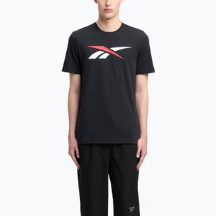 Vyriški marškinėliai Reebok Gs Vector Tee black/white/vector red