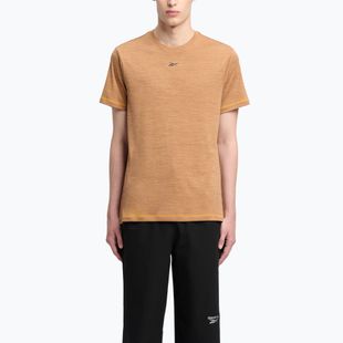Vyriški treniruočių marškinėliai Reebok Id Train Melange Tech Tee electric amber