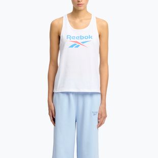Moteriški marškinėliai Reebok Identity Big Logo Tank white/coral/blue