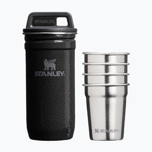 Turistinės taurės Stanley Pre-Party 60 ml 4 pack Hammertone Black