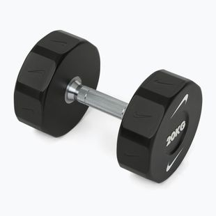 Chromuota hantelė Nike Strength Pro Urethane Dumbbell 20 kg black/white