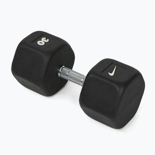 Gumuota hantelė Nike Strength Hex Dumbbell 30 kg black/white