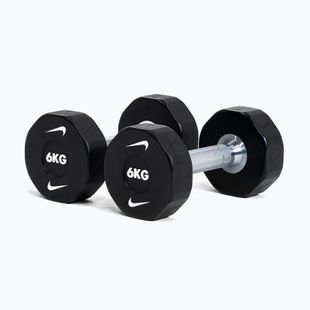 Hanteliai Nike Strength Pro Urethane Dumbbell 2 x 6 kg black/white