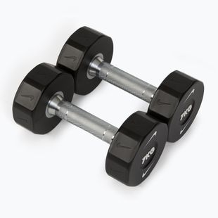 Hanteliai Nike Strength Pro Urethane Dumbbell 2 x 7 kg black/white
