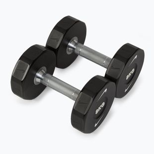 Hanteliai Nike Strength Pro Urethane Dumbbell 2 x 8 kg black/white