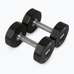 Hanteliai Nike Strength Pro Urethane Dumbbell 2 x 9 kg black/white