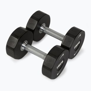 Hanteliai Nike Strength Pro Urethane Dumbbell 2 x 10 kg black/white
