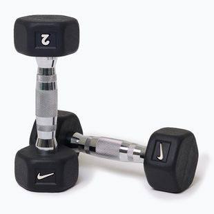 Hanteliai Nike Strength Hex Dumbbell 2 x 2 kg black/white