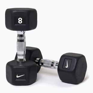 Hanteliai Nike Strength Hex Dumbbell 2 x 8 kg black/white