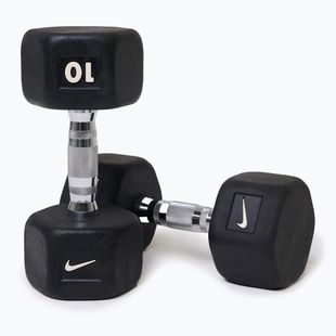 Hanteliai Nike Strength Hex Dumbbell 2 x 10 kg black/white