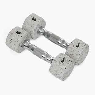 Hanteliai Nike Strength Grind Hex Dumbbell 2 x 2 kg wolf grey