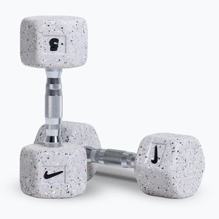 Hanteliai Nike Strength Grind Hex Dumbbell 2 x 5 kg wolf grey