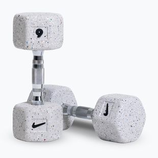 Hanteliai Nike Strength Grind Hex Dumbbell 2 x 6 kg wolf grey