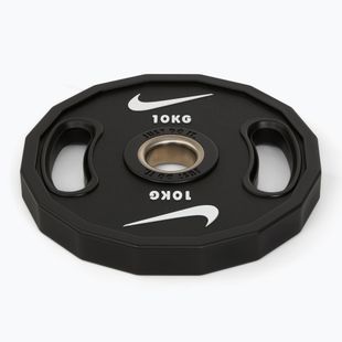 Bumperinės svorio plokštės Nike Strength Pro Urethane Plates 10 kg black/white