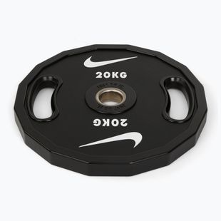 Bumperinės svorio plokštės Nike Strength Pro Urethane Plates 20 kg black/white