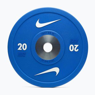 Bumperinės svorio plokštės Nike Strength Pro Urethane Bumper Plates 20 kg blue/white
