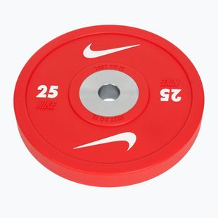 Bamperio apkrova Nike Strength Pro Urethane Bumper Plates 25 kg red/white