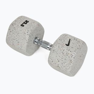 Guminis hantelis Nike Strength Grind Dumbbell 32,5 kg wolf grey