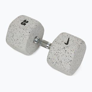 Guminis hantelis Nike Strength Grind Dumbbell 35 kg wolf grey