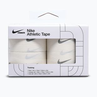 Kohezinis elastinis tvarstis Nike Strenght Athletic Tape white/grey