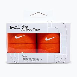 Kohezinis elastinis tvarstis Nike Strenght Athletic Tape orange/white