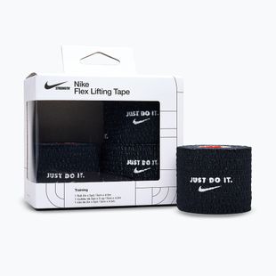 Kohezinis elastinis tvarstis Nike Strenght Flex Lifting Tape black/white
