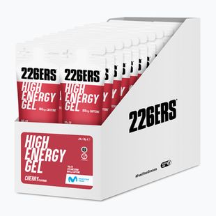 Energetinių gelių rinkinys 226ERS High Energy Caffeine 24 vnt. x 76 g vyšnia