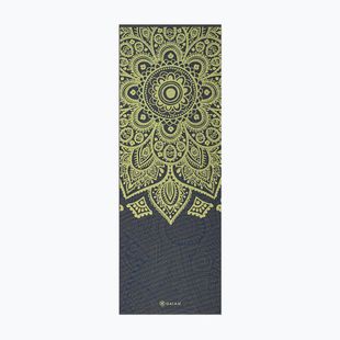 Jogos kilimėlis Gaiam Premium Sundial Layers 6 mm black/navy/yellow