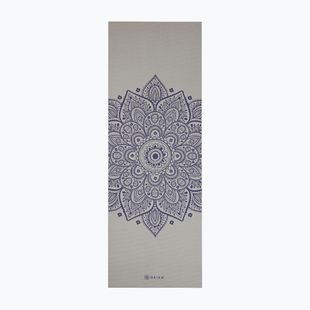 Jogos kilimėlis Gaiam Sustained Yoga grey sundial flower