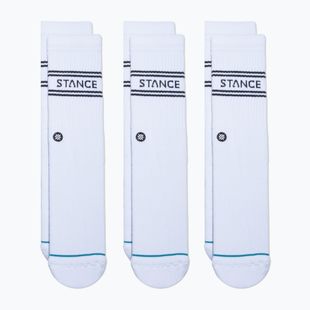 Kojinės Stance Basic Crew 3 poros white