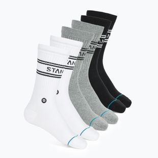 Kojinės Stance Basic Crew 6 poros multicolor
