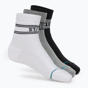 Kojinės Stance Basic Quarter 3 poros multicolor